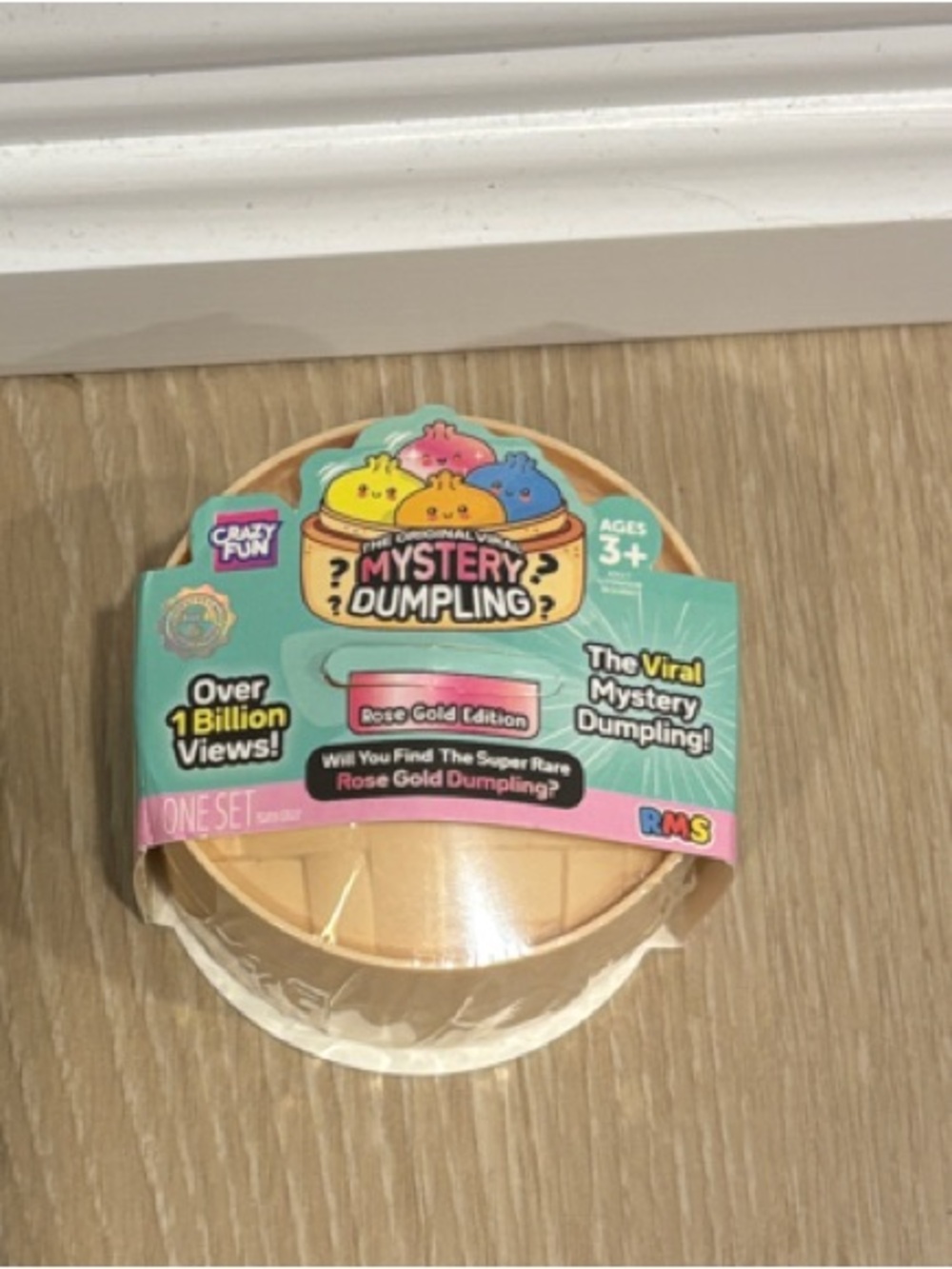 RARE Rose Gold Series RMS Mini Mystery Dumpling Squishy Fidget Toy